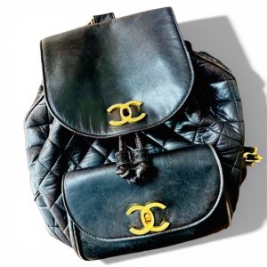 シャネル（CHANEL）ラムスキン マトラッセ リュックサック