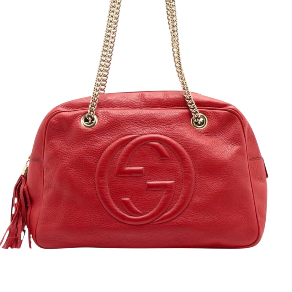 Gucci ソーホー レザー チェーンショルダーバッグ