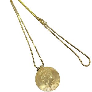 【K18 18金 コインネックレス】