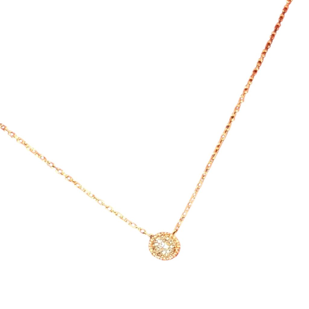 K18PG メレダイヤネックレス