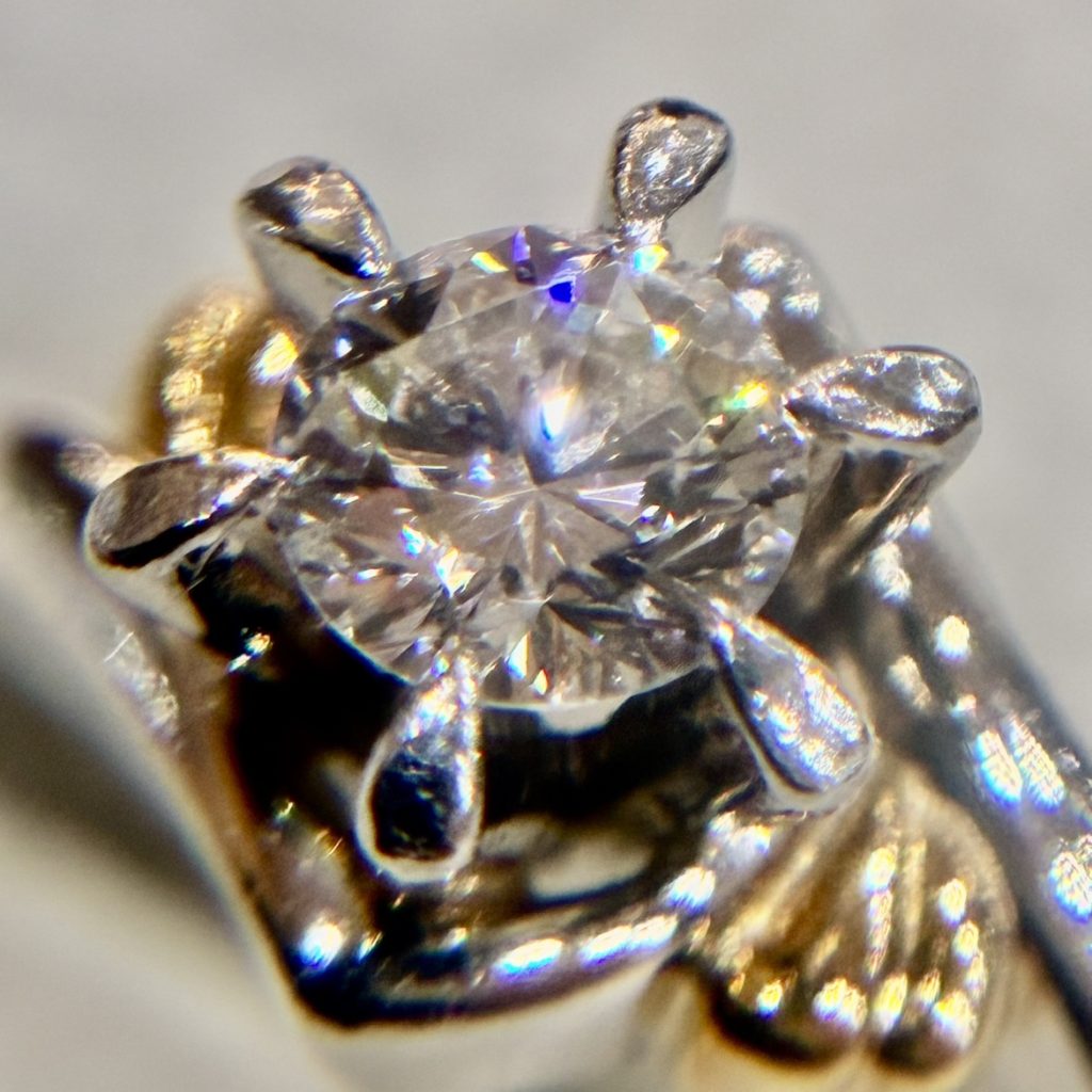 Pt900 K18 ダイヤモンド ジュエリー アクセサリー プラチナ ゴールド ハーフ