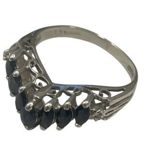 Pt900サファイアリング