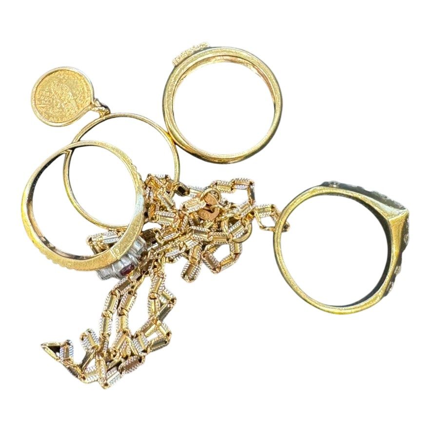 k18製品・指輪やネックレスなどのおまとめ