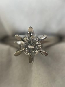 Pt900 0.355ct ダイヤモンドリング