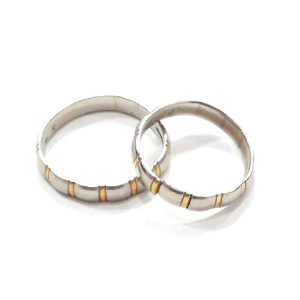 K18/Pt950 コンビリング