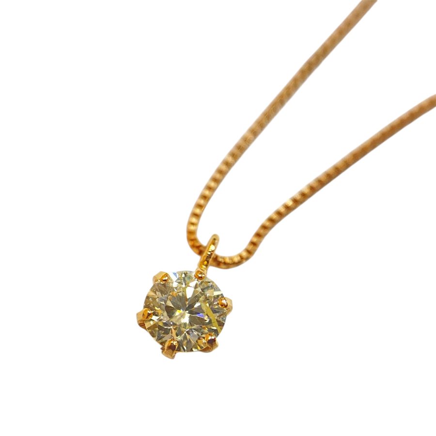 K18 18金 750 ダイヤモンド ネックレス