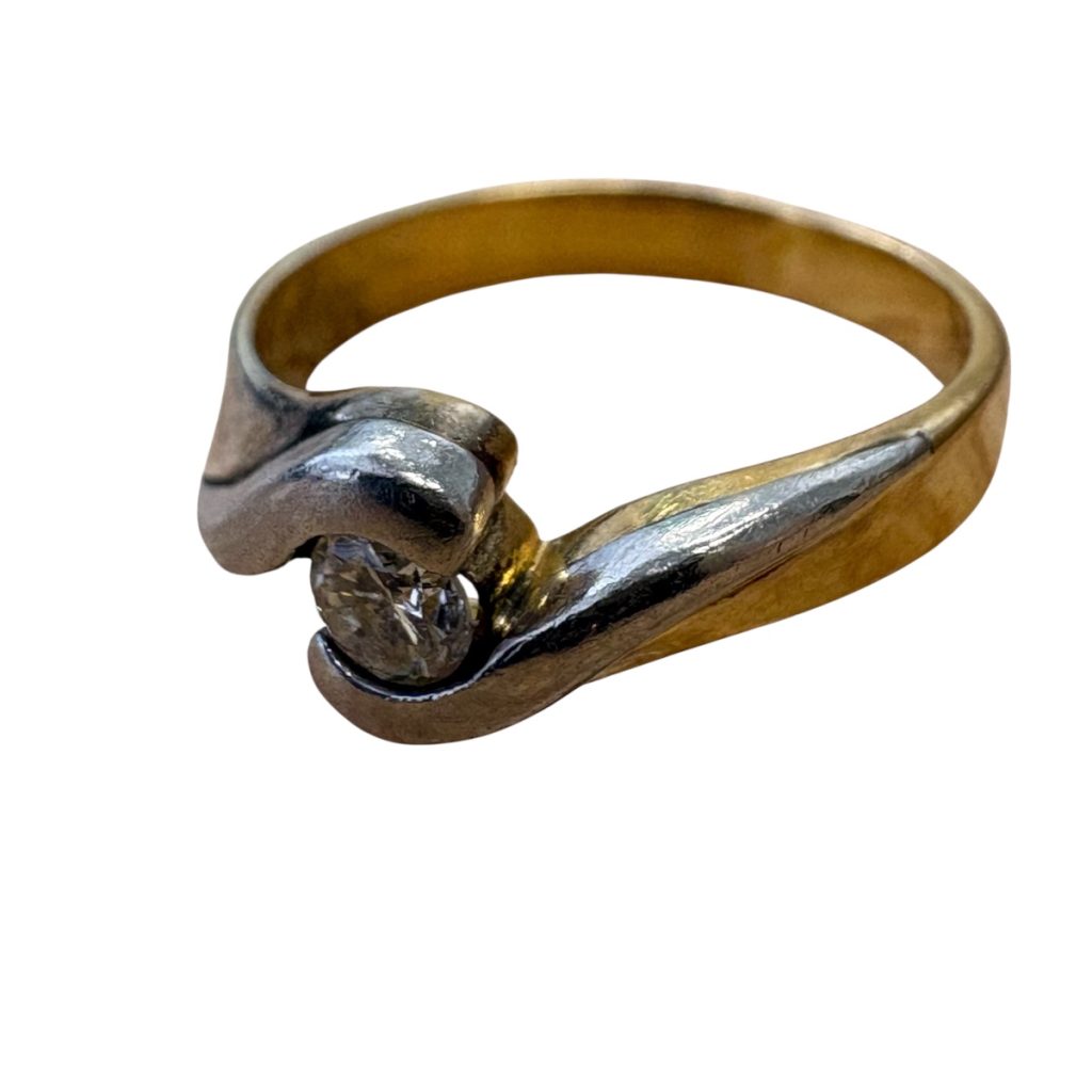 K18/Pt900 コンビリング