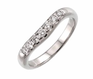 Pt900　プラチナ　ダイヤモンド　リング