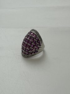 Pt900 色石 リング