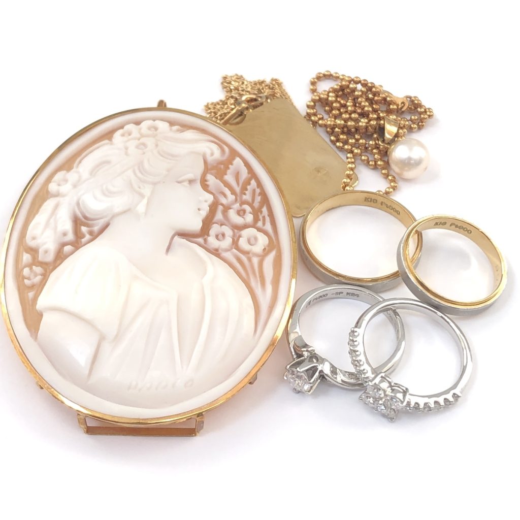 K18 / Pt900 / リング / ネックレス / カメオ