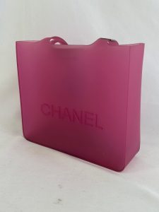 CHANEL ロゴデザイン クリアトートバッグ