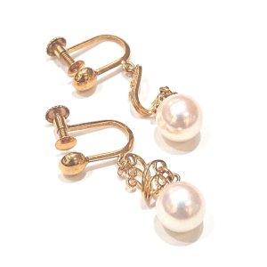 K18 パール イヤリング