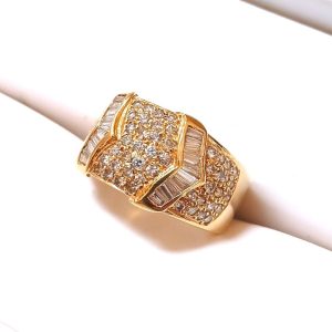 【K18 リング】18金・ダイヤモンド・指輪・貴金属・アクセサリー・ジュエリー