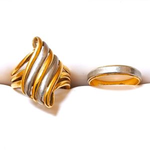 【K18/Pt900 まとめ】18金/プラチナ900・コンビリング・指輪・貴金属・アクセサリー