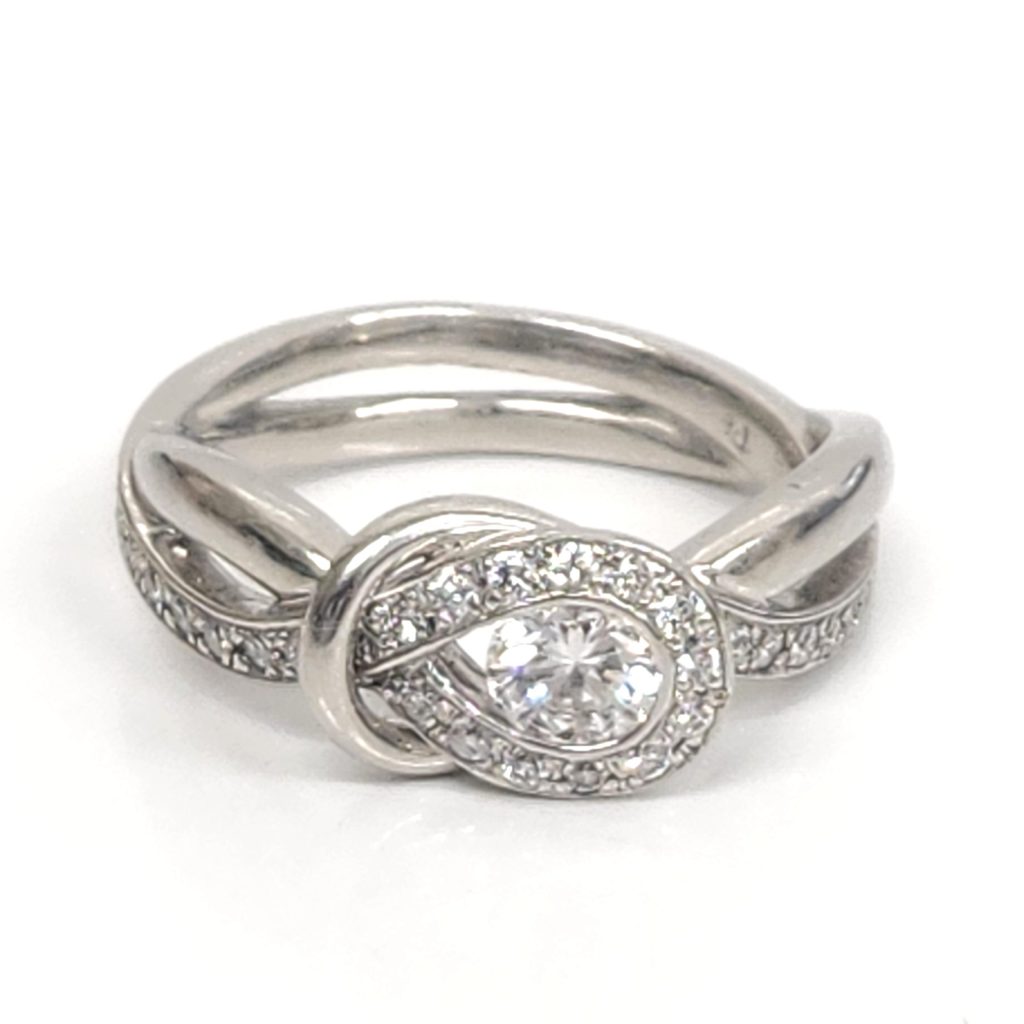 プラチナ ダイヤモンド リング Pt900 メレダイヤ 指輪 ジュエリー 査定無料 高価買取｜前橋市大渡町