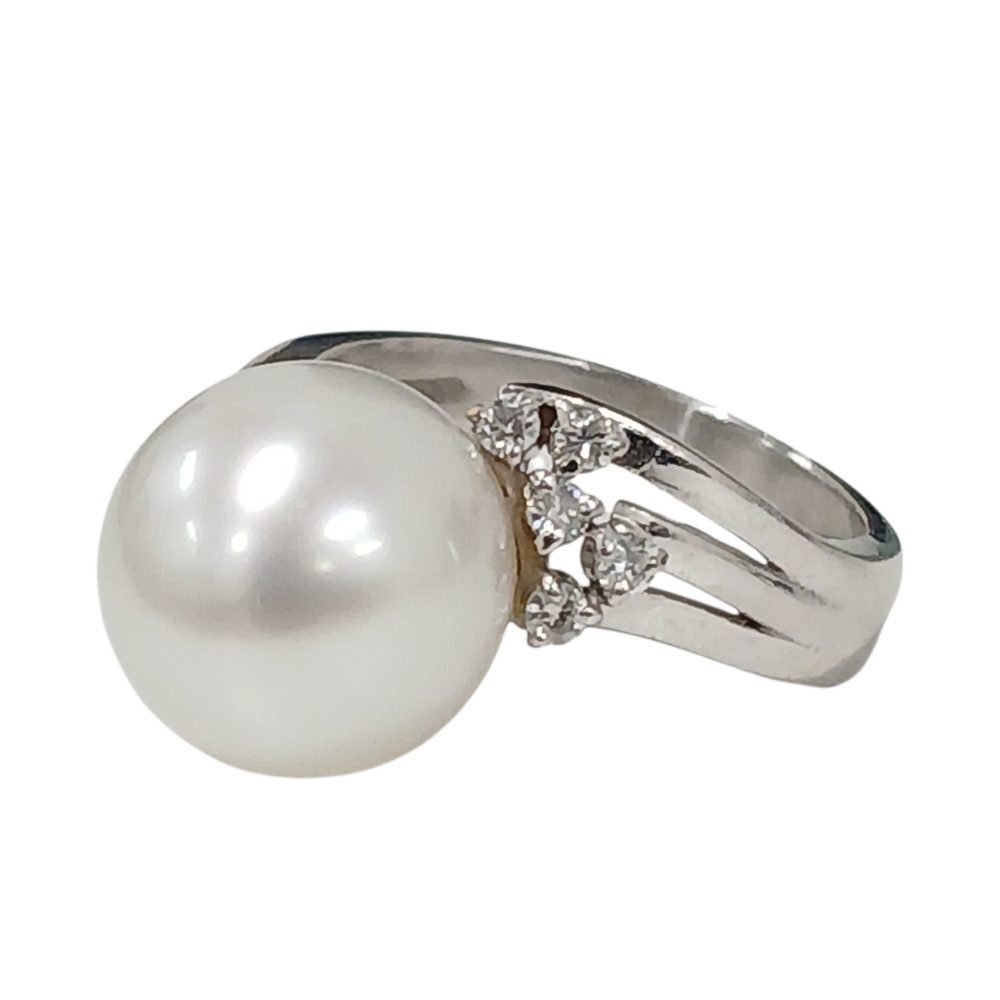 Pt850 パール付きリング