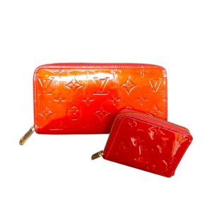 【Louis Vuitton】ルイヴィトン・モノグラム ヴェルニ・ジッピーウォレット・ジッピー コインパース・ブランド財布