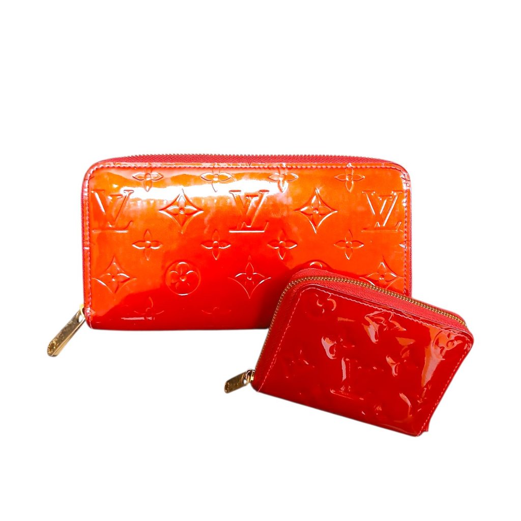 【Louis Vuitton】ルイヴィトン・モノグラム ヴェルニ・ジッピーウォレット・ジッピー コインパース・ブランド財布