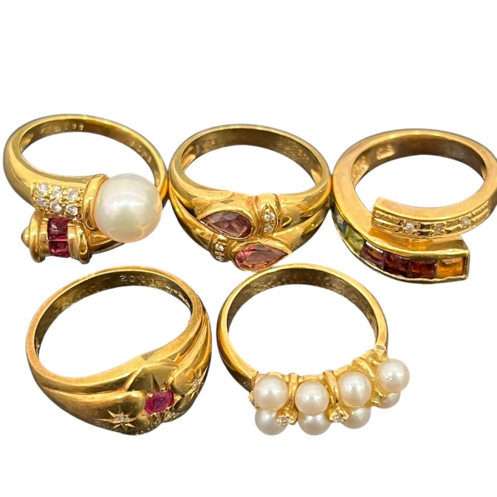 K18リング おまとめ