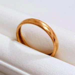 K18 18金 750 甲丸 リング 指輪