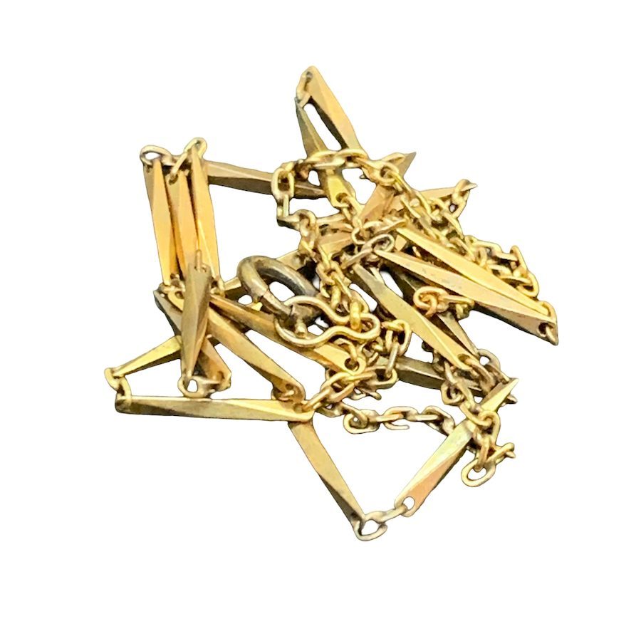 K18ネックレス 切子