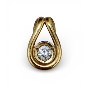 K18トップ ダイヤモンド付き