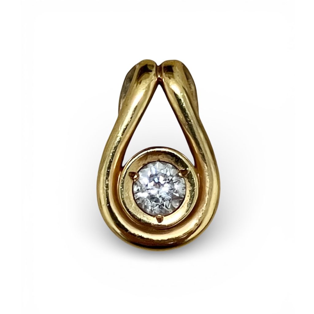 K18トップ ダイヤモンド付き