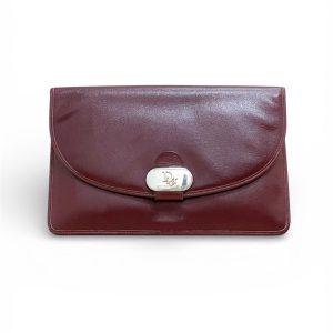 ディオール クラッチバッグ ボルドー