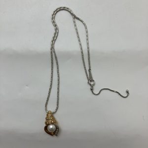 K18 パール付き ネックレス