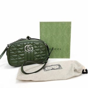 GUCCI GGマーモント キルティングショルダーバッグ 高価買取｜伊勢崎市宮子町