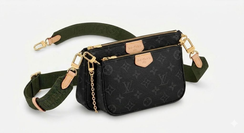 ルイヴィトン(Louis Vuitton）ミルティポシェット　アクセソワールショルダーバッグ