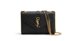 サンローラン（SANTLAURENT）カサンドラ　エンベロープチェーンウオレット