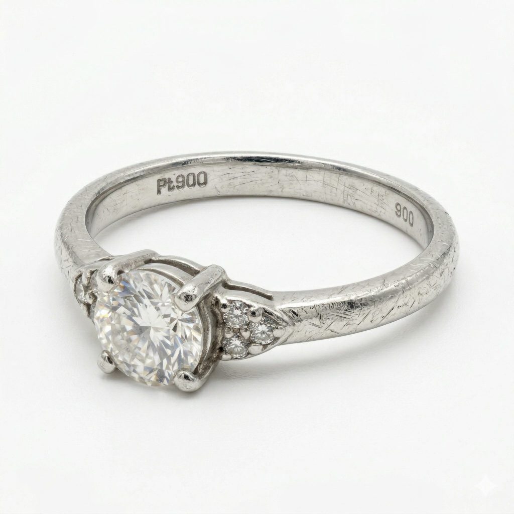 Pt900（プラチナ900）ダイヤモンドリング