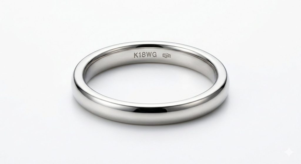 K18WG(18金ホワイトゴールド)リング
