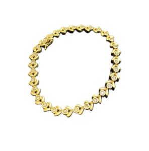 K18　(18金)　ダイヤモンド　ブレスレット