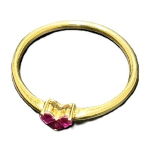K18（18金）ルビーリング