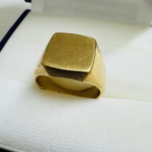 K18 18金 印台リング