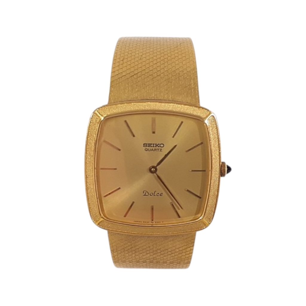 SEIKO セイコー Dolce ドルチェ 腕時計 ウォッチ アナログ クォーツ ゴールドカラー ステンレス