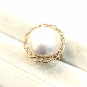 K18（18金） マベパール リング 指輪 ジュエリー