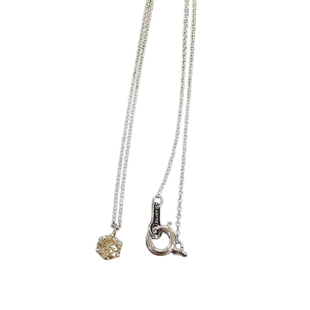 0.3ct ダイヤモンド 一粒 ペンダント ネックレス シルバー プラチナ Pt900