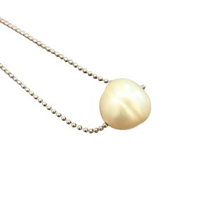 Pt850（プラチナ850）パール ネックレス