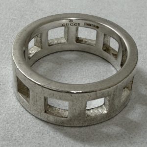 GUCCI / グッチ / オープンスクエア / リング / シルバー / アクセサリー