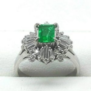 プラチナの高価買取| Pt900 エメラルドメレダイヤリングの買取| 入間市根岸