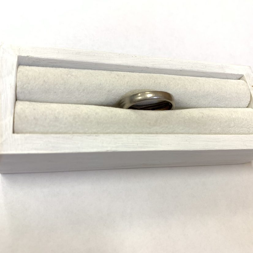 K18WG　18金ホワイトゴールド　リング