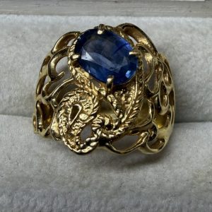 K18（18金）サファイアリング