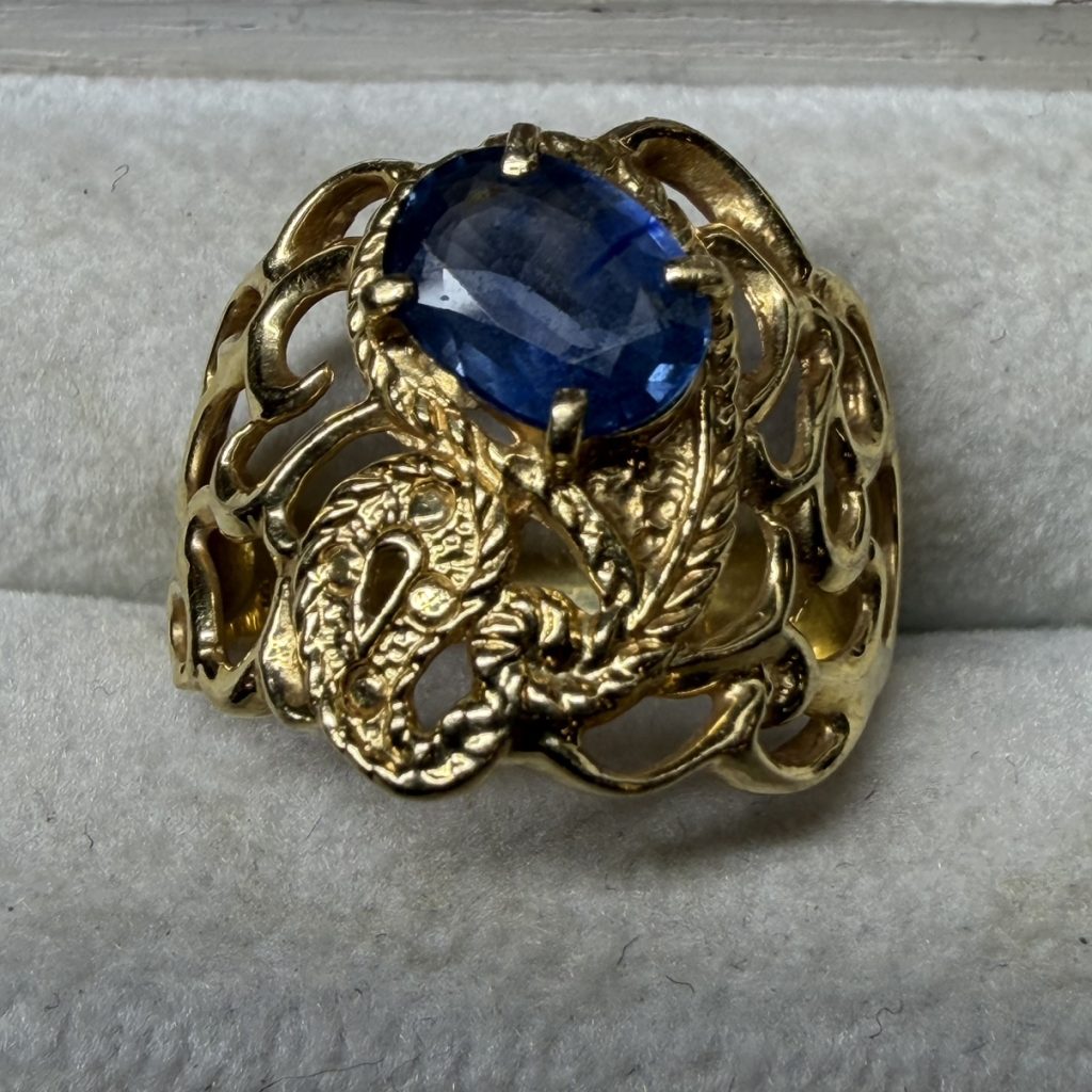 K18（18金）サファイアリング