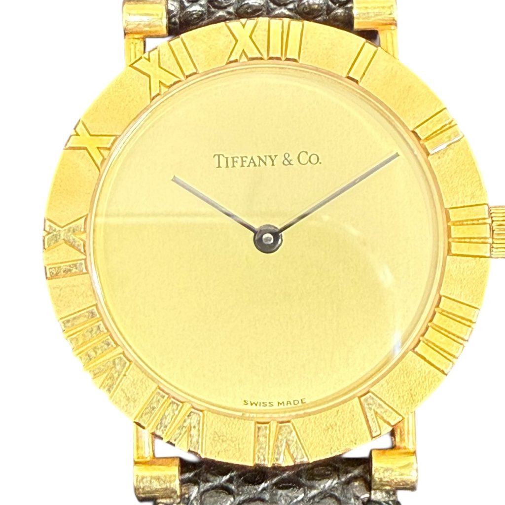 Tiffany ティファニー アトラス 不動 腕時計 K18(金)　札幌市 白石区 菊水　　