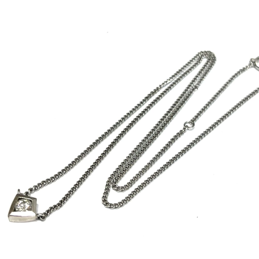 Pt950 プラチナ950 ダイヤモンド付き ネックレス アクセサリー