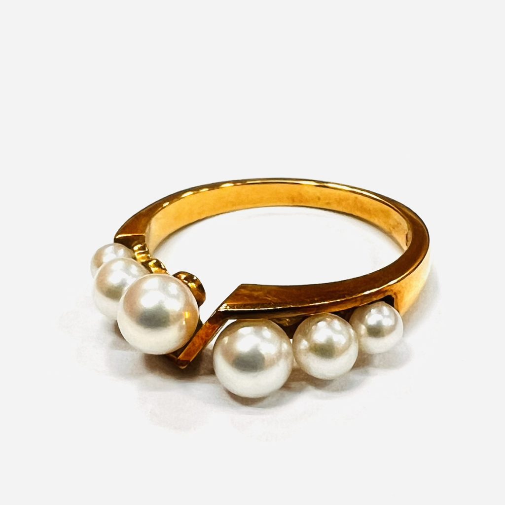 K18 （18金 750）パール リング