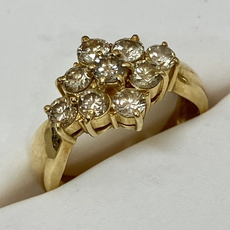 K18　ダイヤモンドリング(18金)